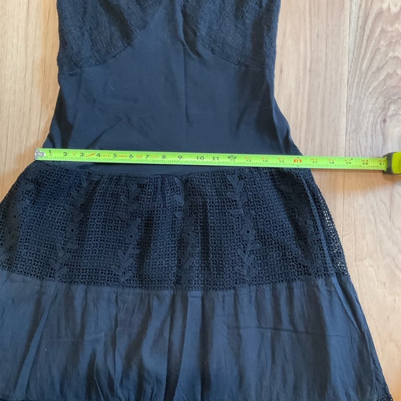 V Christina Black Lace Maxi Dress, Size Small - Picture 9 of 10